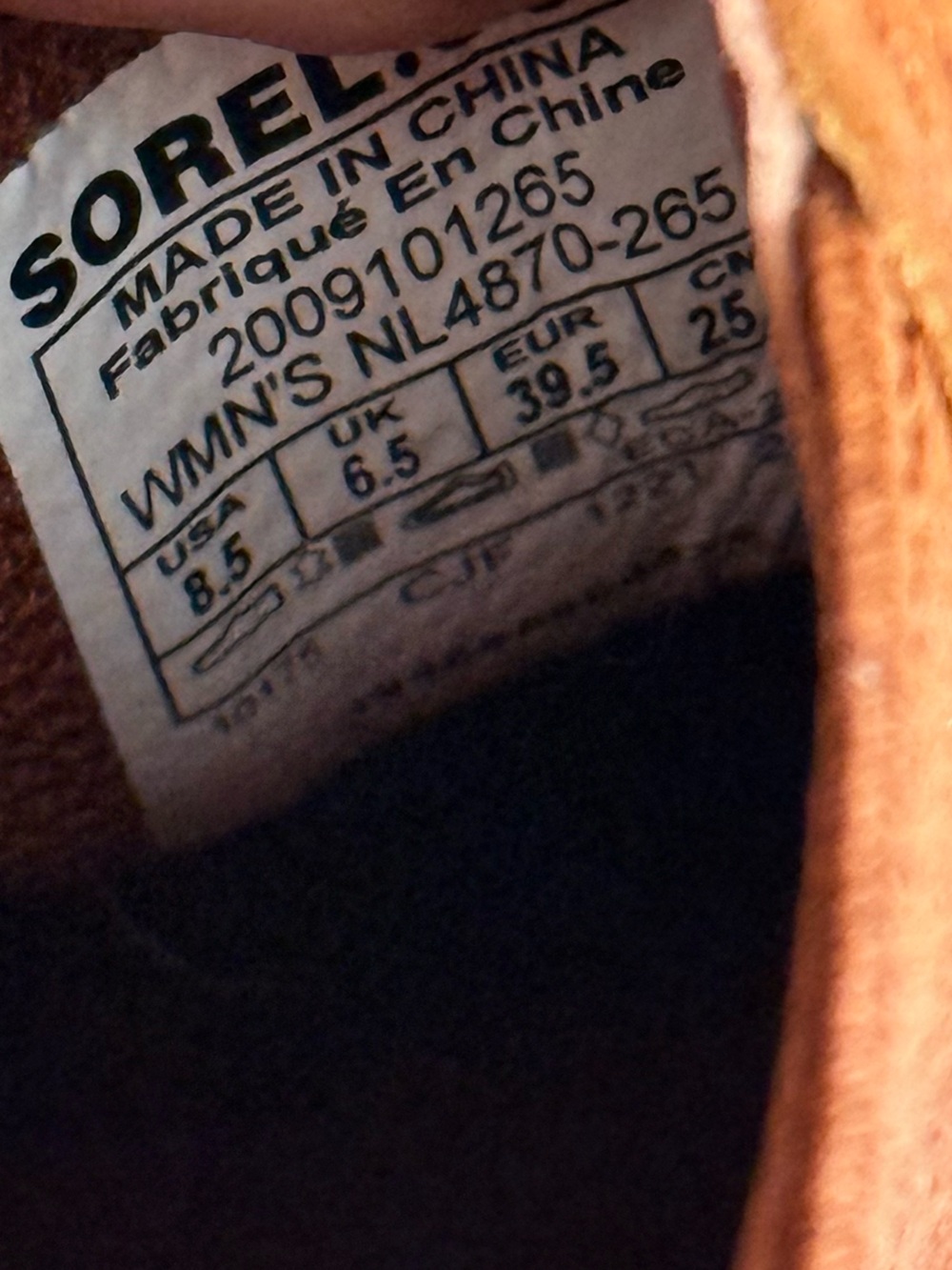 Women’s SOREL Hi-Line Chelsea brown leather platform boots- Size 8.5 - Picture 8 of 10